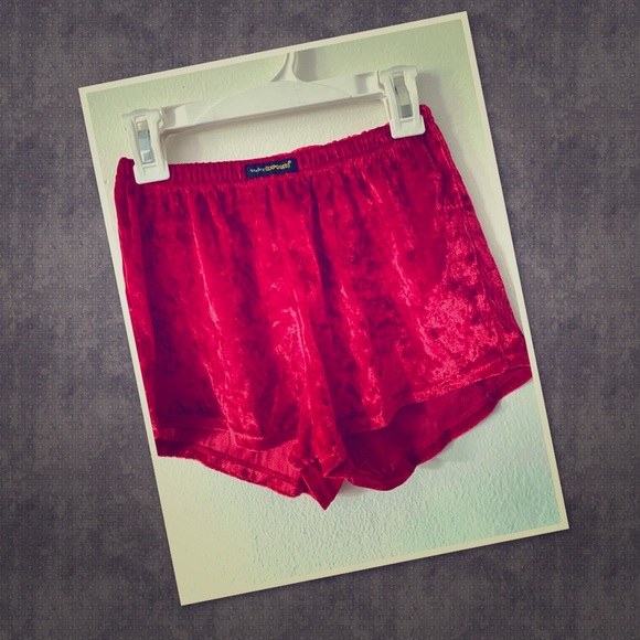 Pants - Velvet shorts